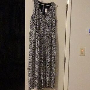 NWT midi length jumpsuit